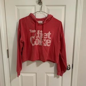 Cropped Diet Coke Hoodie
